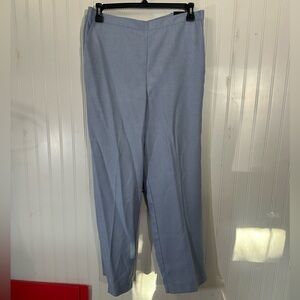 NEW Alfred Dunner Pants Classic Fit Pant 18 Blue